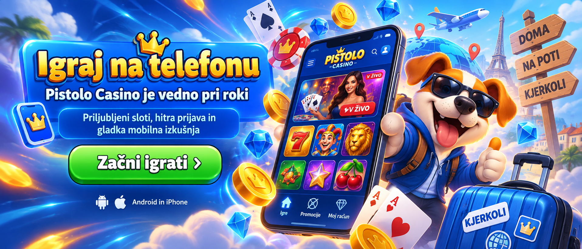 Pistolo Casino bonusi in promocije
